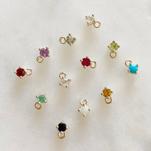 Load image into Gallery viewer, Birthstone Hoops
