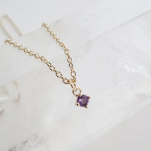 Load image into Gallery viewer, Claw-Set Birthstone Necklace
