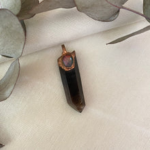 Load image into Gallery viewer, Smokey Quartz with Ethiopian Welo Opal
